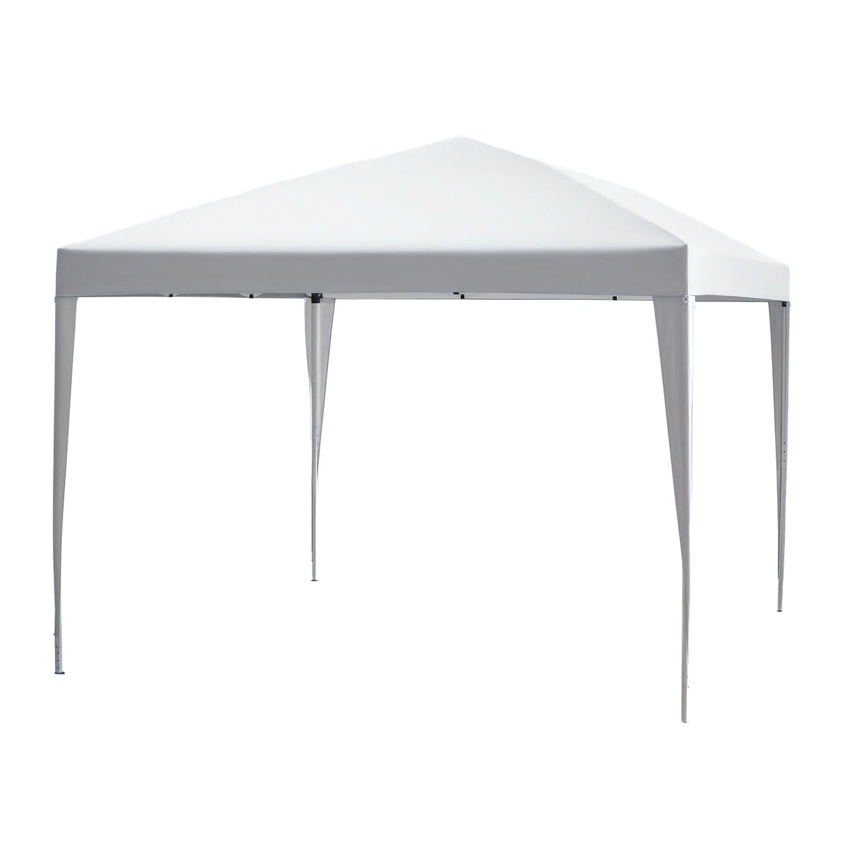 3 x 3m Pop-Up Gazebo with Carry Bag, Adjustable Height, White
