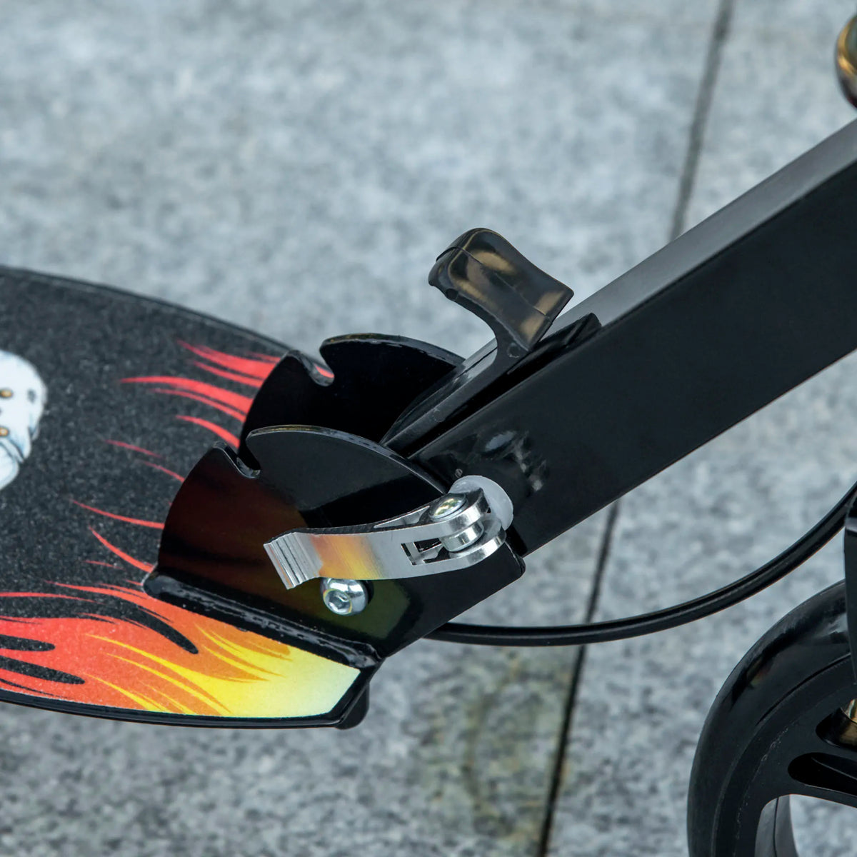 Foldable Kick Scooter for Kids w/ Adjustable Height, Brake, Big Wheels
