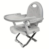 Adjustable Baby Booster Dining Chair with Tray – Portable Foldable Toddler Feeding Seat