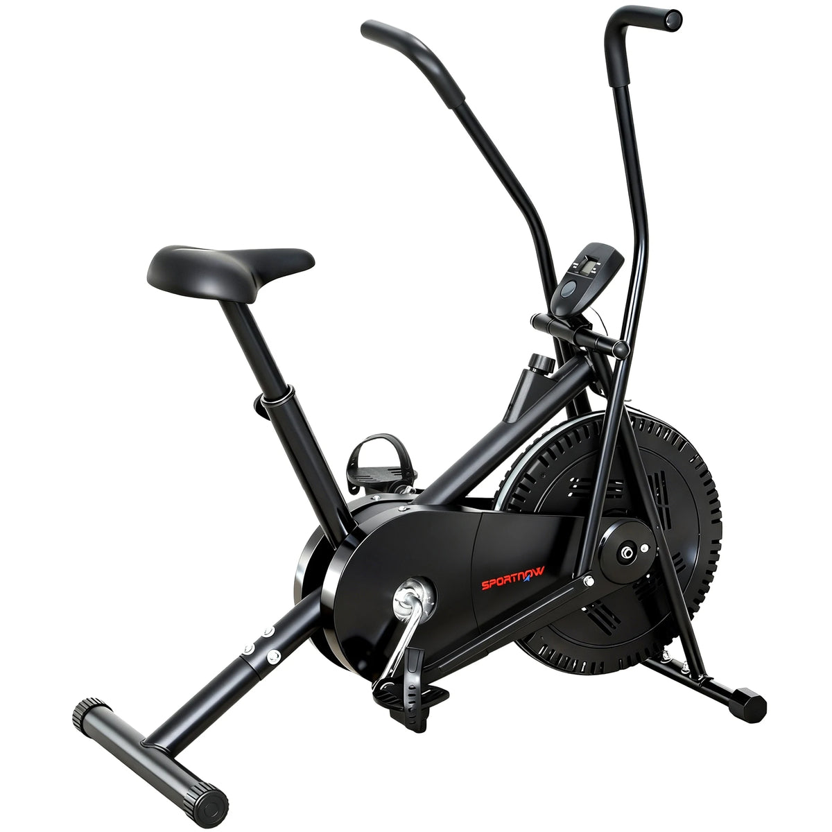 Quiet Exercise Bike for Home with Adjustable Seat and LCD Display