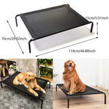 Elevated Dog Bed Waterproof Breathable Mesh Pet Cot with Non Slip Feet