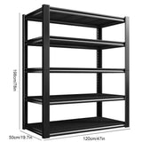 Multi Layer Metal Storage Rack Adjustable Shelf Heavy Duty Utility Organiser for Home