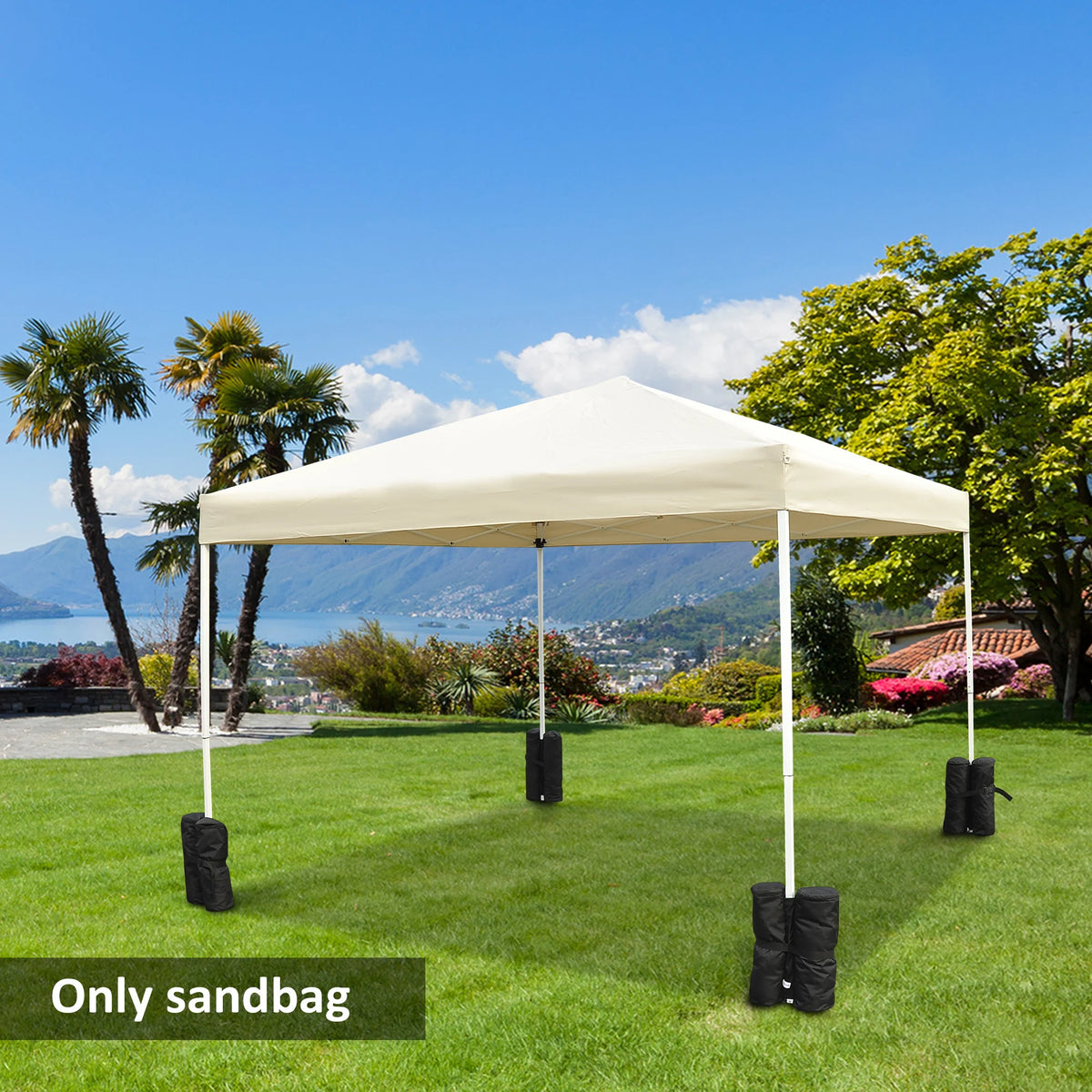 4pcs Gazebo Weight Sand Bags, Leg Weights for Marquee Tent Canopy Base