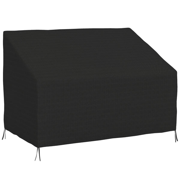 600D Oxford Cloth Furniture Cover, 2 Seater Sofa Protector for Garden Patio, Waterproof