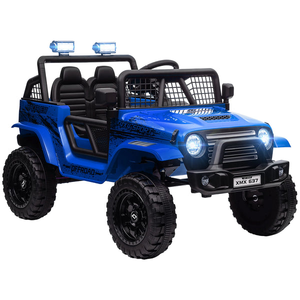 12V Kids Ride On Electric Truck 109x67x68.5cm with Spring Suspension 3 Speeds Remote Control and Lights
