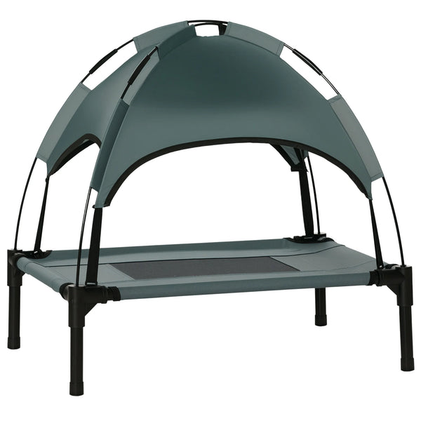 Elevated Pet Bed with Canopy and Travel Bag for Small Dogs, 61cm