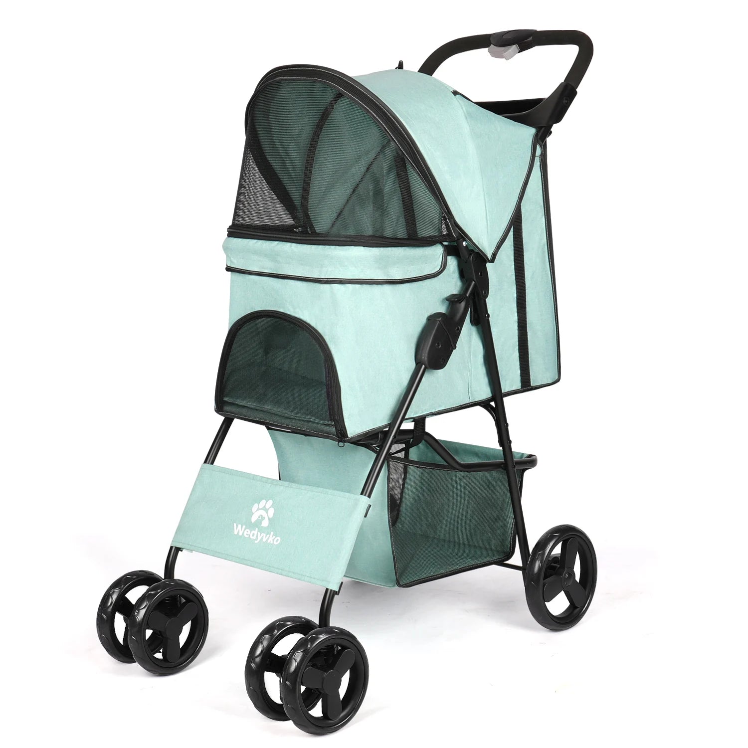 Outdoor Puppy Stroller Lightweight Folding Universal Wheels for Small Medium Dogs Cats Travel