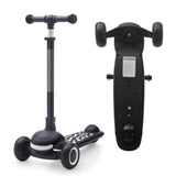 Kids Scooter Foldable 3 Wheel Adjustable Height Light Up Deck Scooter