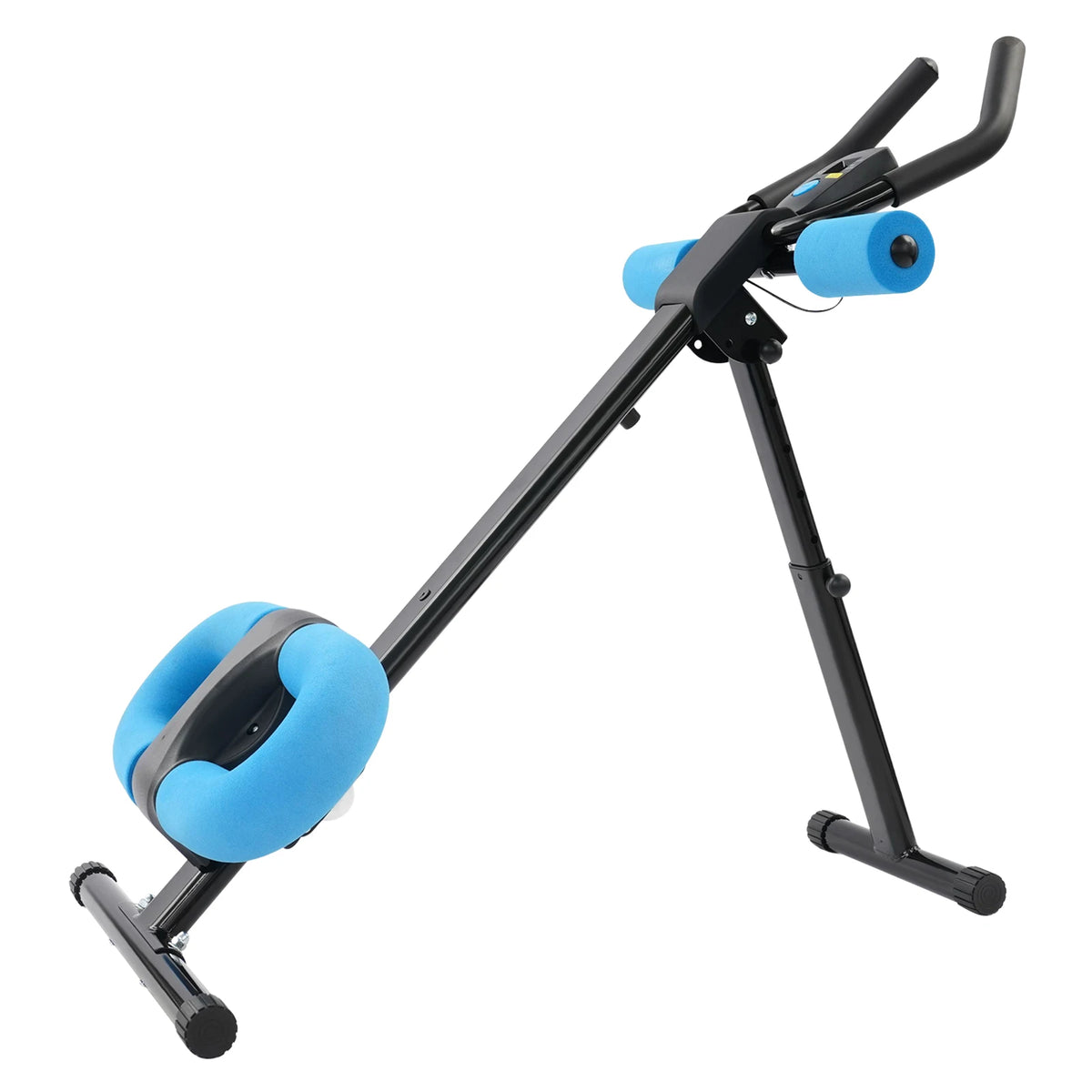 Foldable Abdominal Trainer Machine with LCD Display Adjustable Core Workout Equipment