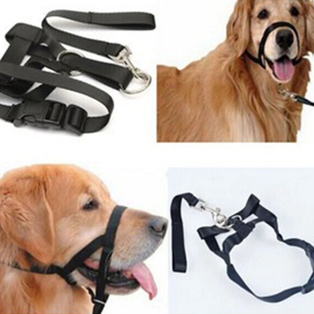 Dog Halter Head Collar Halti Training Gentle Leader Nylon S-XXL Adjustable for All Dog Sizes