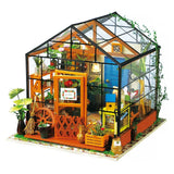 Robotime DIY Miniature Dollhouse Kit with Furniture, Wooden Assemble Toy for Kids & Adults