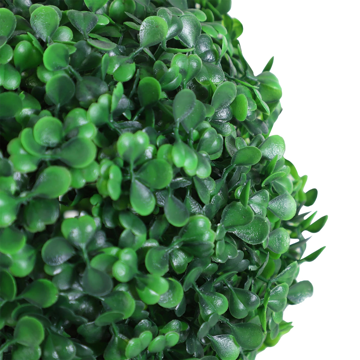 2 PCS Artificial Boxwood Three Ball Trees, Decorative Plant Leaves