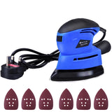 DayPlus 130W Electric Detail Sander | 12000RPM Palm Mouse Sander for Wood & Wall Polishing