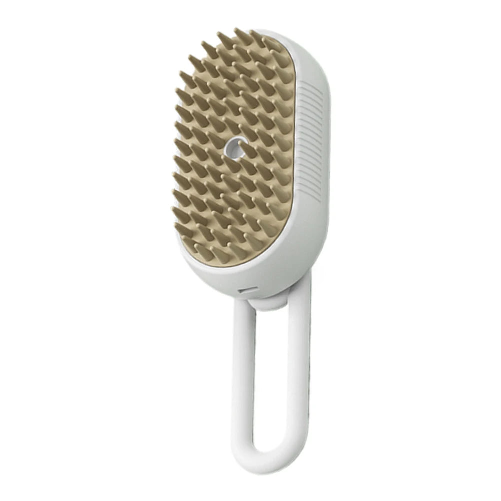 USB Rechargeable Pet Grooming Brush with Water Spray Deshedding Massage Comb for Cats and Dogs