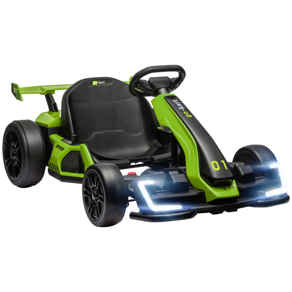 24V Electric Go-Kart for Kids with Adjustable Seat