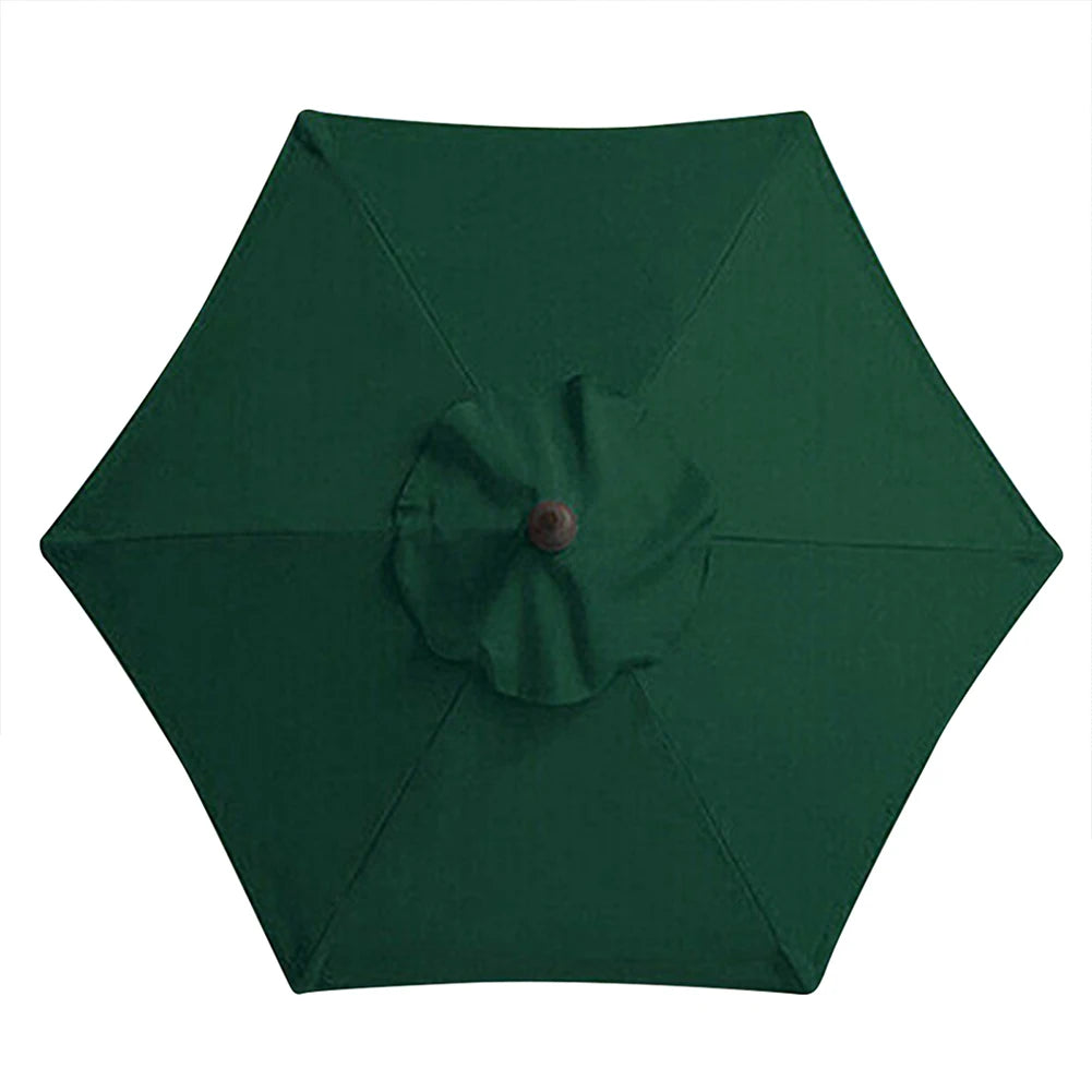 2m Patio Umbrella Replacement Canopy, Market & Table Umbrella Top Cover for 6-Rib Umbrellas, Canopy Only