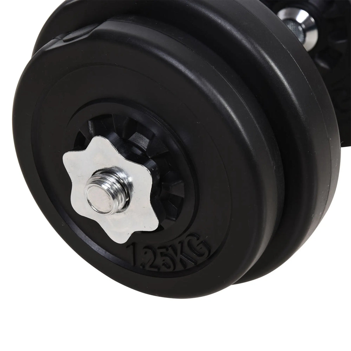 65kg Adjustable Barbell Weights Set, 2-in-1 Dumbbells and Barbell Set
