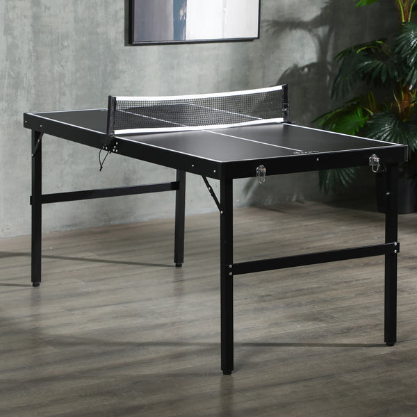 5ft Mini Table Tennis Table, Folding Ping Pong Table