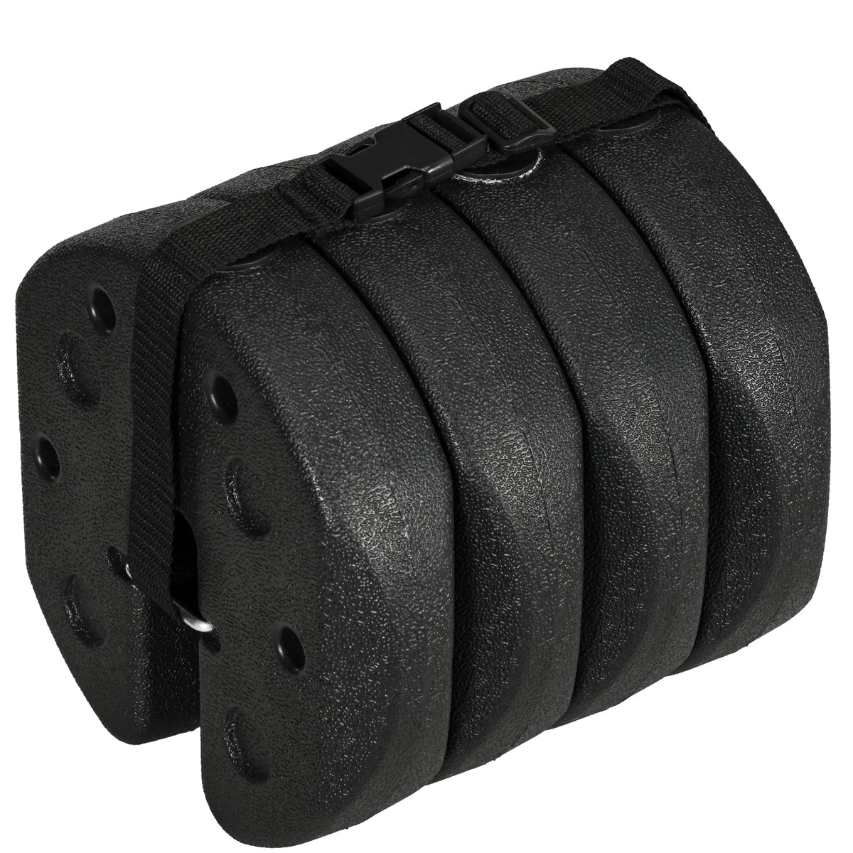 Gazebo Weights Set of 4 with Reinforcing Pins and Carry Belt, 12kg