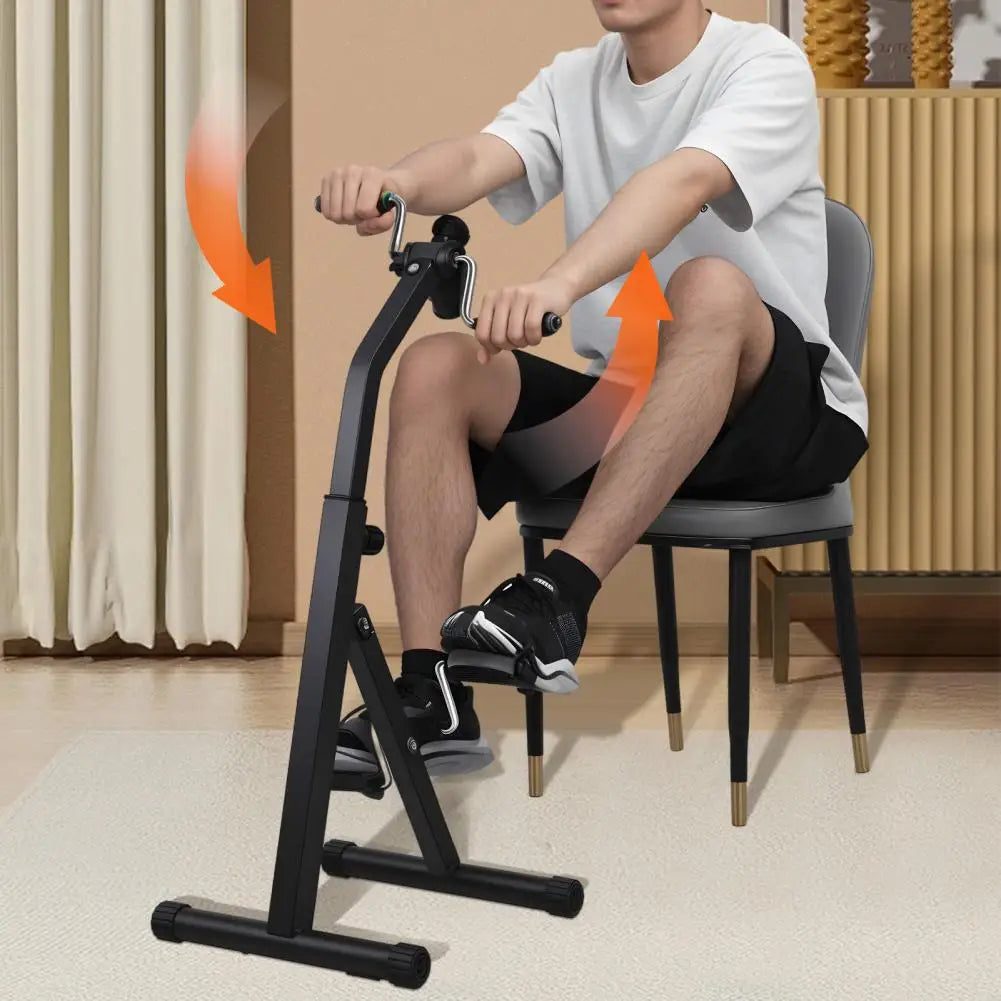 Elderly Exercise Bike Hand Arm Leg Knee Peddler Adjustable 5 Gear Height Upper Lower Limb Rehabilitation