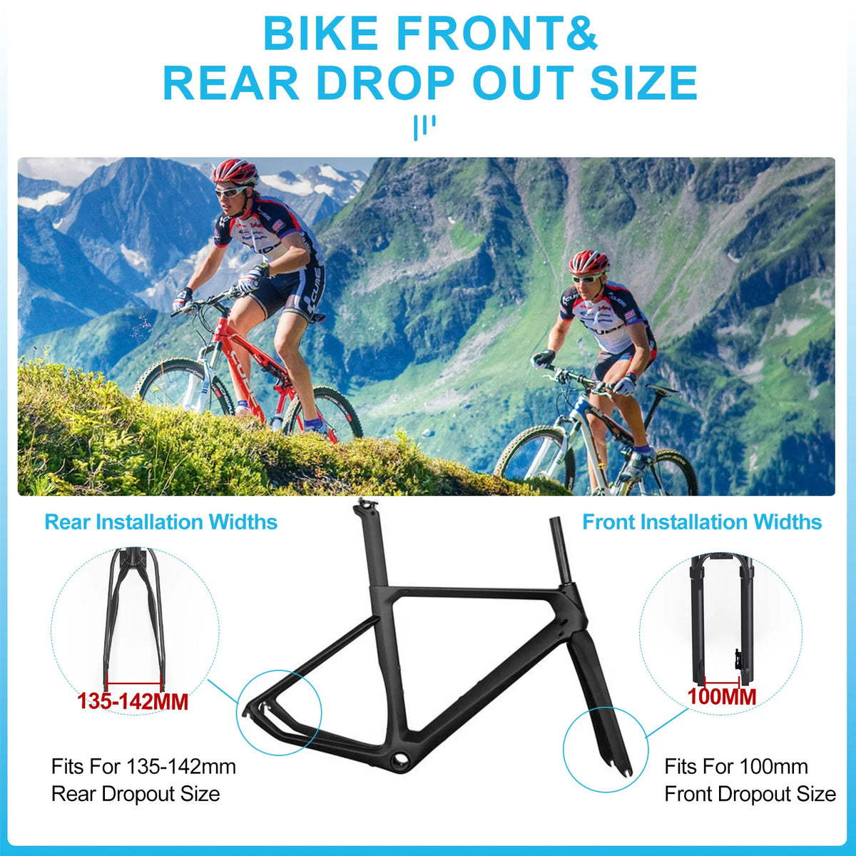 G020 48V 500W Rear Hub Motor E-Bike Conversion Kit for 26", 27.5" and 700C Cassette Disc Brake Wheels