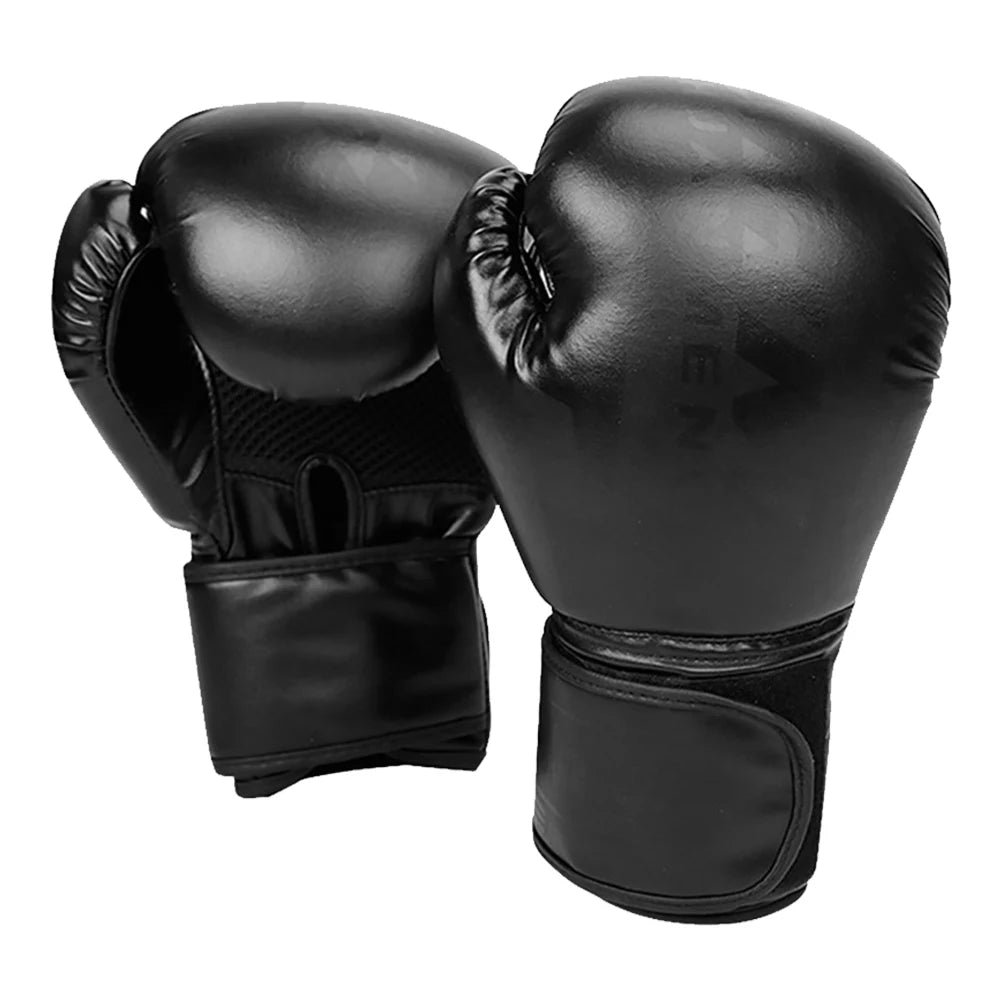 Boxing Training Gloves PU Leather Breathable Sparring Gloves 6OZ 10OZ for Muay Thai Martial Arts