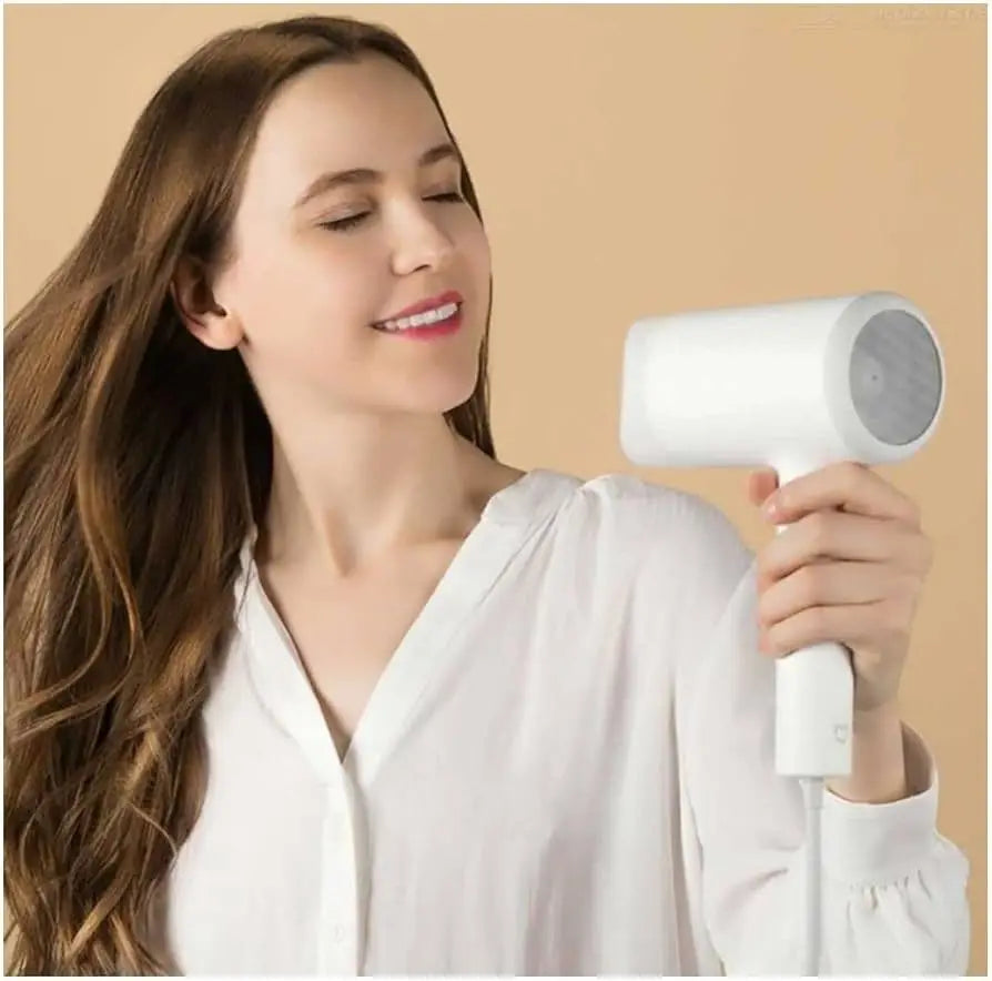 Ionic Hair Dryer H300 with 57°C Smart Temperature Control and Concentrator Nozzle, White