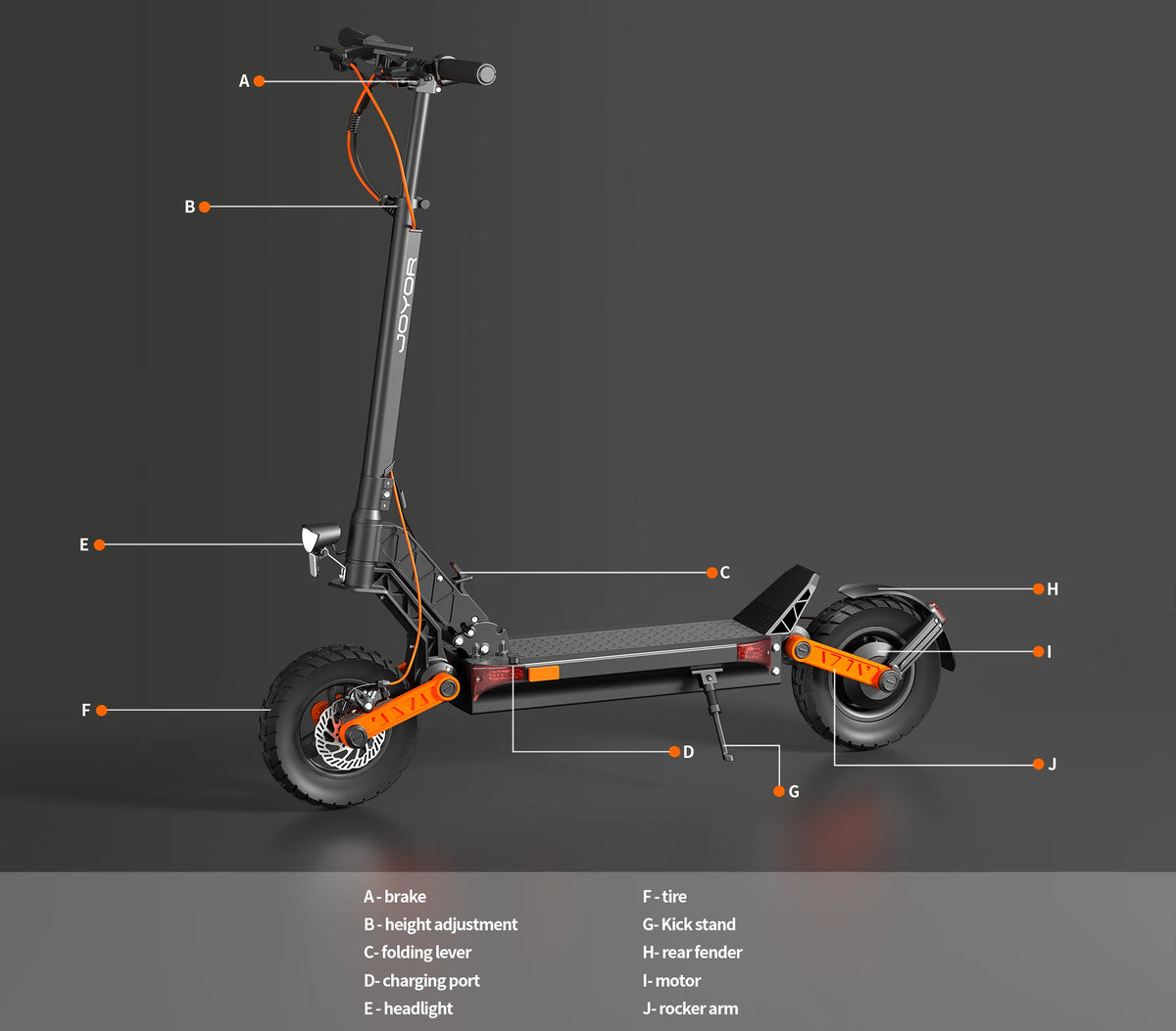 S5-Z Electric Scooter 600W with 48V 13Ah Battery, 10 Inch Off-Road Air Tyres and Turn Signals