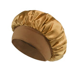 Satin Sleep Bonnet for Women | Silk Hair Care Bonnet with Wide Brim & Elastic Band