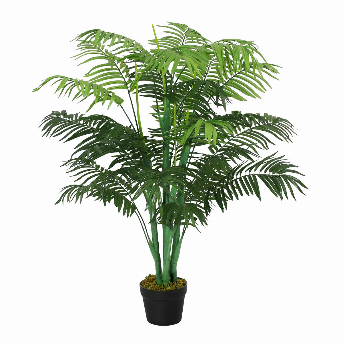 125cm/4FT Artificial Palm Plant, Decorative Tree with Pot
