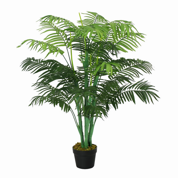 125cm/4FT Artificial Palm Plant, Decorative Tree with Pot