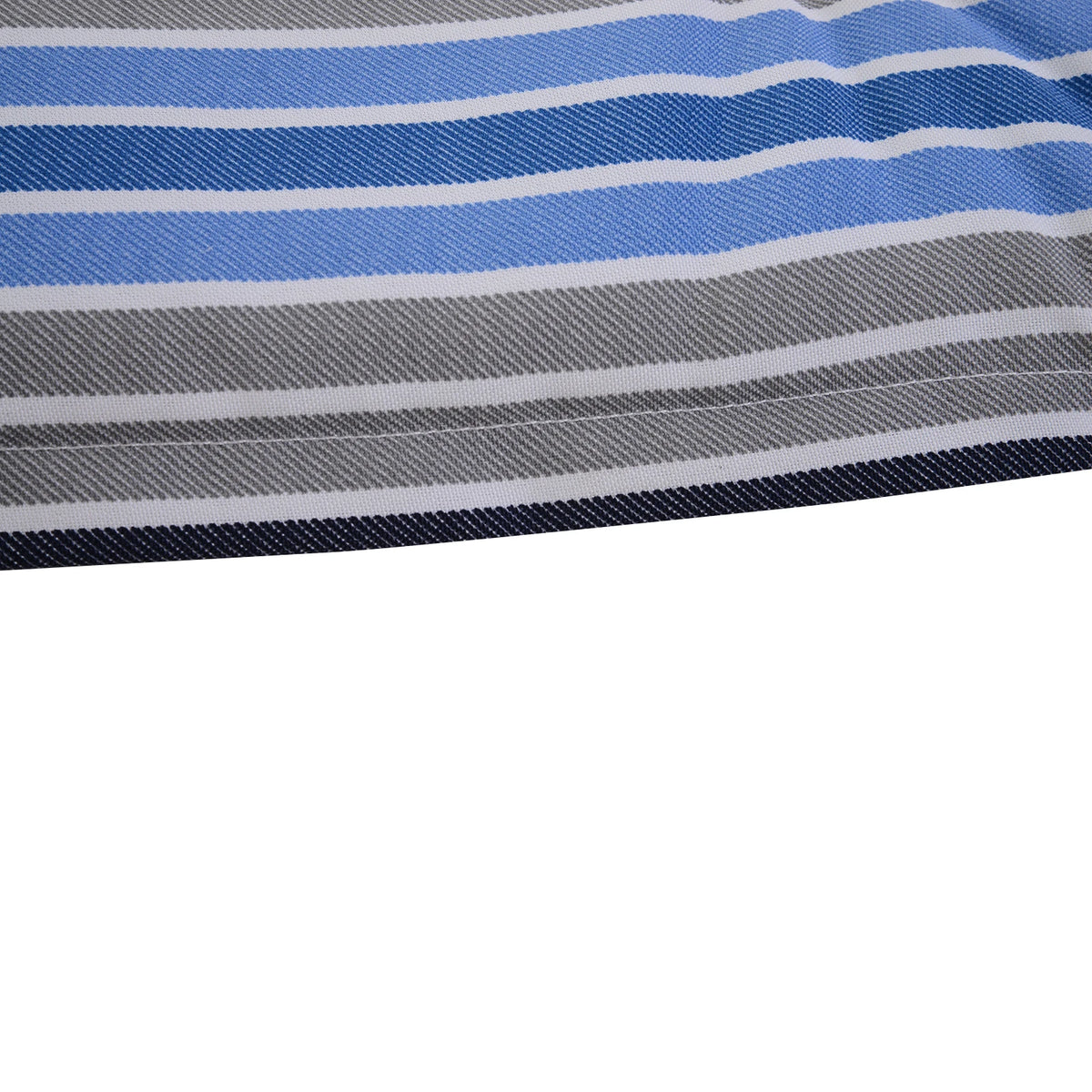 2 Pieces Replacement Cushions for Garden Bench with Stripes, Blue