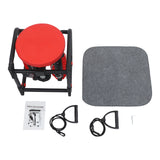 Mini Hydraulic Stepper with Resistance Bands LED Display 150kg Capacity for Home Fitness Legs Arms Waist
