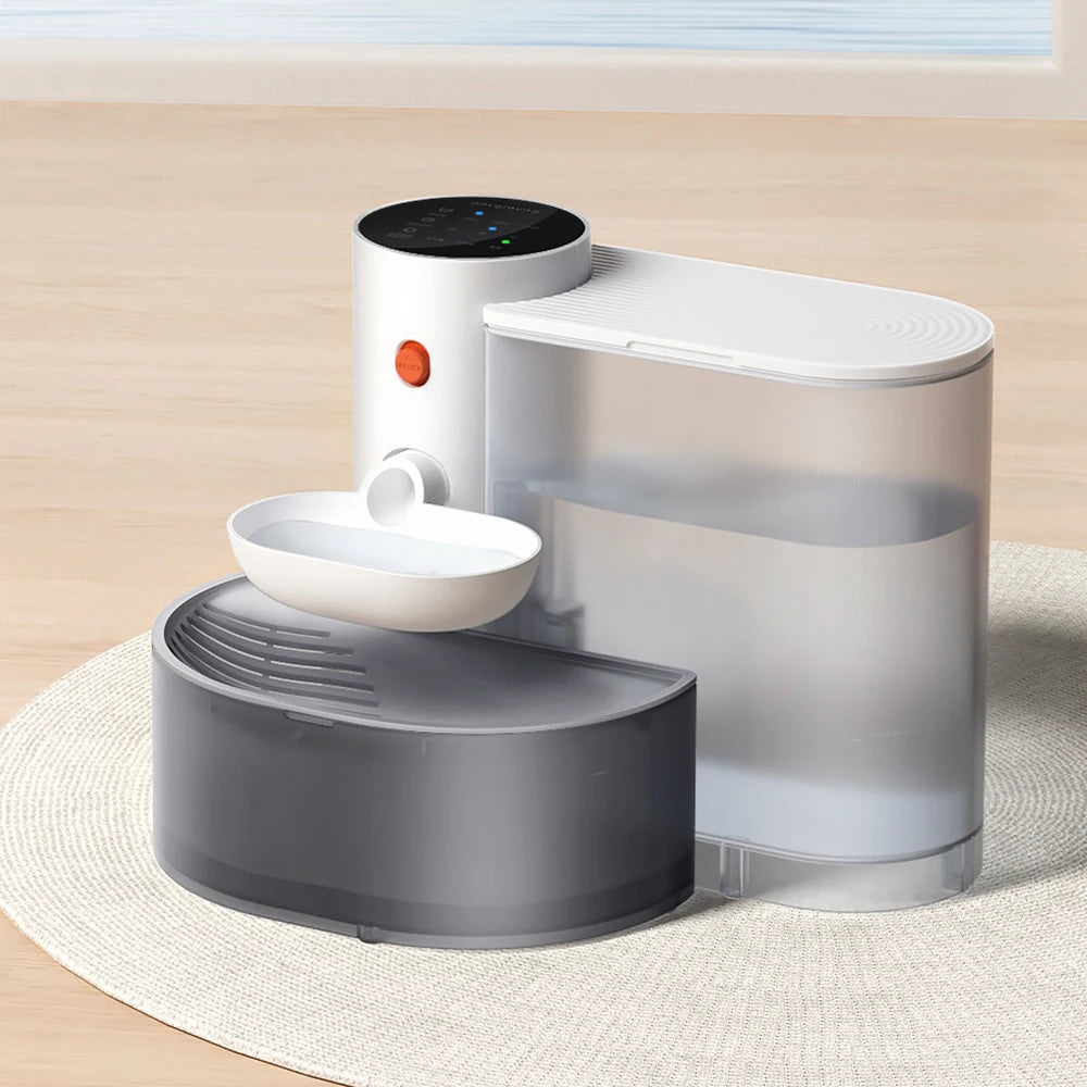 Smart Pet Water Fountain 3L Filterless Automatic Cat Water Dispenser Wireless Rechargeable Ultra Quiet