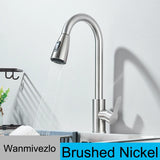 Pull-Out Kitchen Faucet – Single Handle Hot & Cold Water