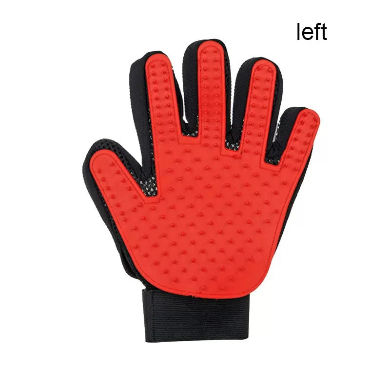 Pet Grooming Glove | Silicone Deshedding & Massage Brush for Dogs & Cats