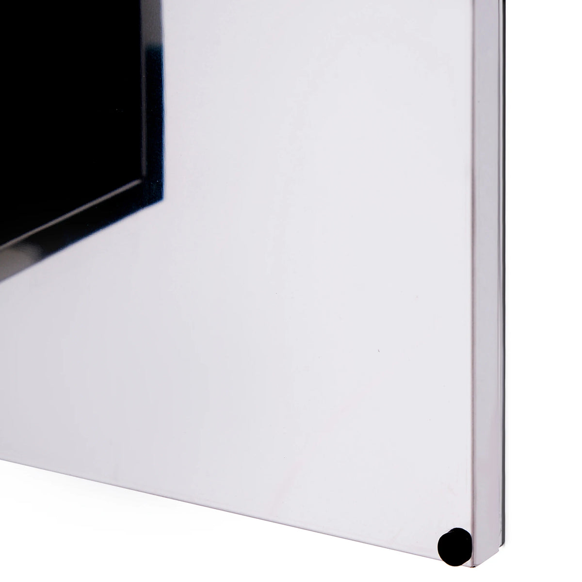 Wall Mounted Bathroom Mirror Glass Storage Cabinet Stainless Steel