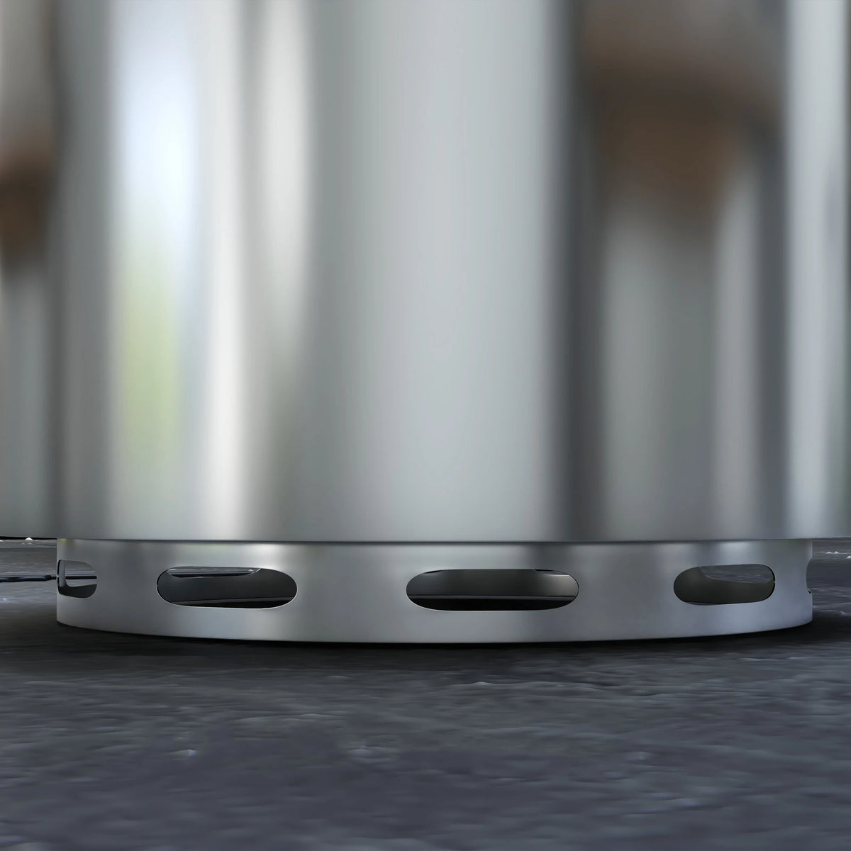 Smokeless Stainless Steel Fire Pit with Poker, 48.5cm