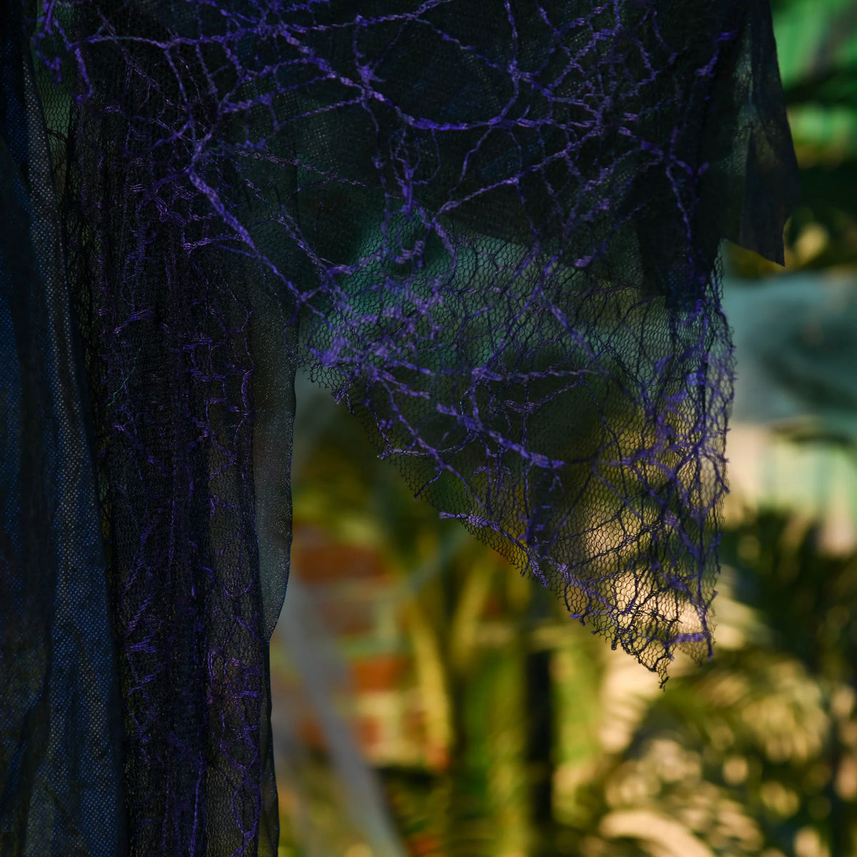 Hanging Witch Prop, Life-Size with Light-Up Eyes and Talking Sound