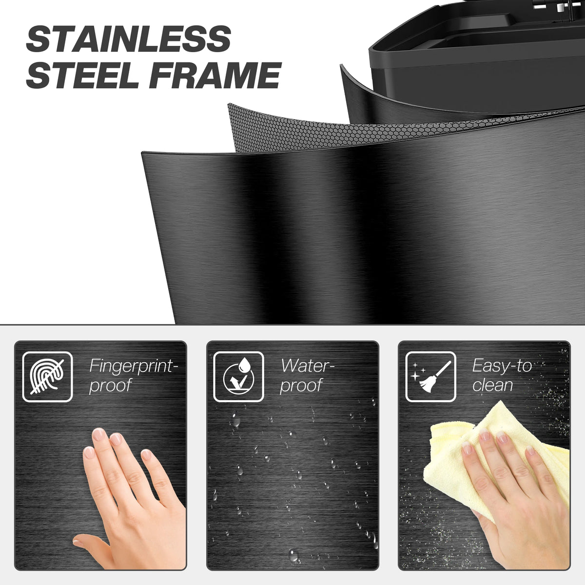 2 x 20L Dual Kitchen Bin Pedal Bin for Recycling and Waste