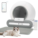 DOEL 65L Self-Cleaning Cat Litter Box – App Controlled Automatic Litter Tray for Smart Odor-Free Cleaning