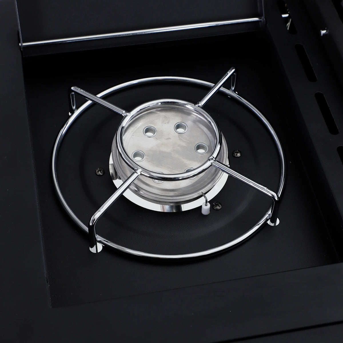 4+1 Burner Gas BBQ Grill with Side Burner – Stainless Steel