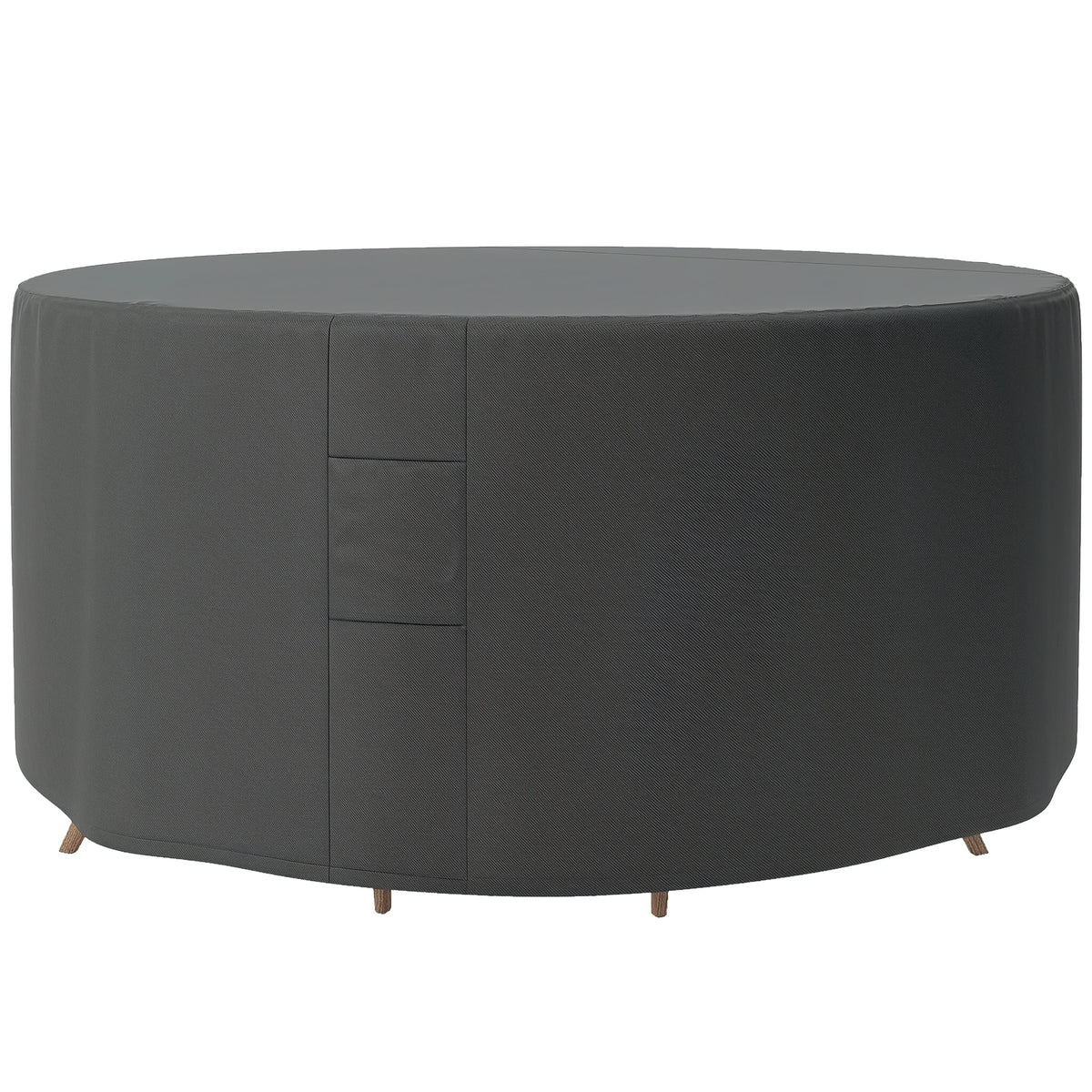 Waterproof Round Patio Set Cover, 600D Garden Furniture Cover