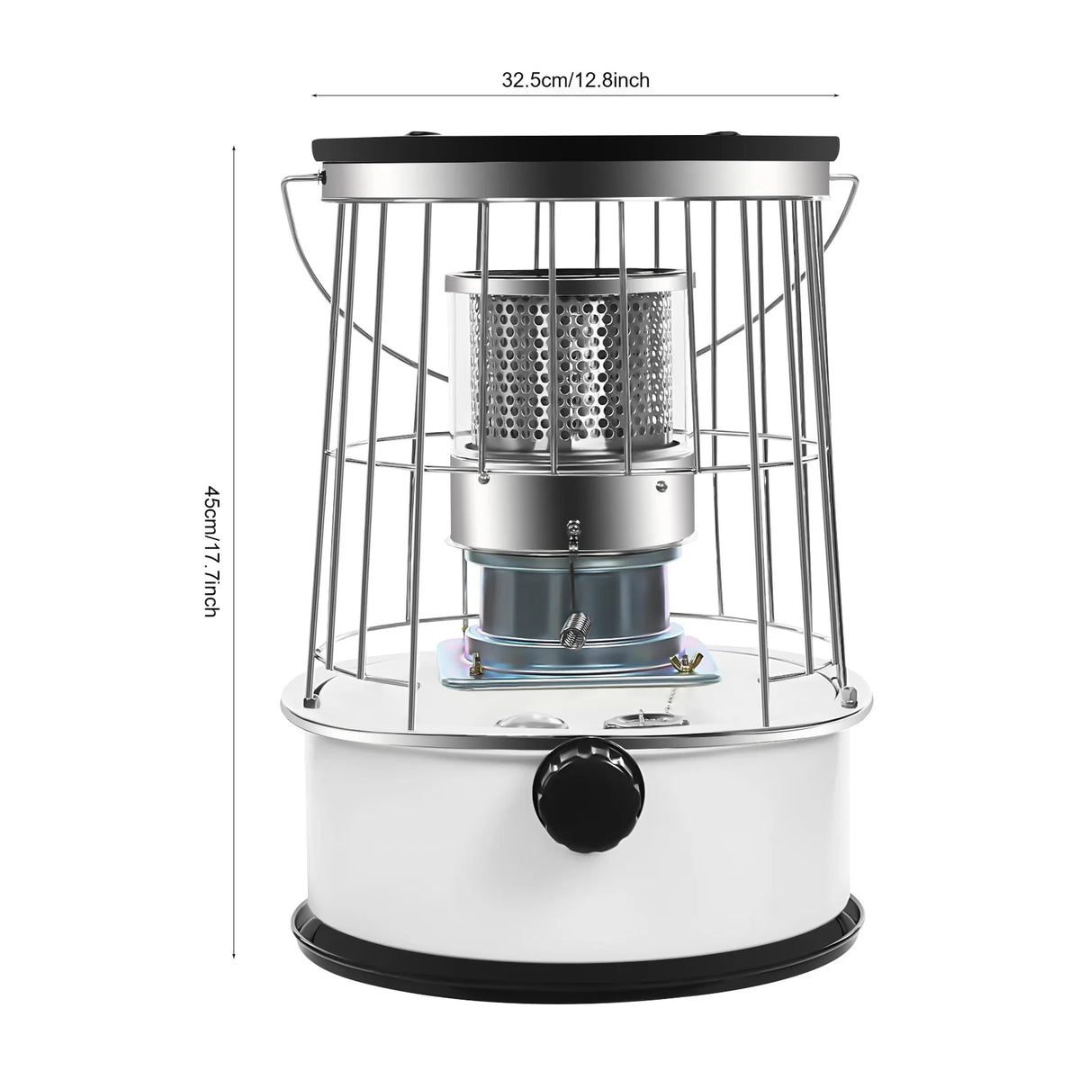 6L Portable Paraffin Space Heater for Garages and Workshops, 8,000–10,000 BTU