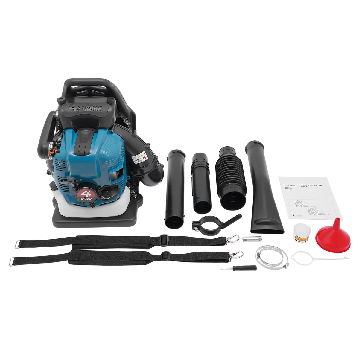 75.6cc 4-Stroke Backpack Leaf Blower, 2.6kW, 1.9L Tank