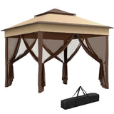 3 x 3m Pop-Up Gazebo with UV30+ Canopy, Removable Mesh Netting, Adjustable Height and Carry Bag