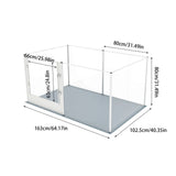 BINGOPAW Acrylic Pet Whelping Pen 6-10 Panels Multiple Sizes Clear Playpen Fence for Guinea Pigs Rabbits Small Animals