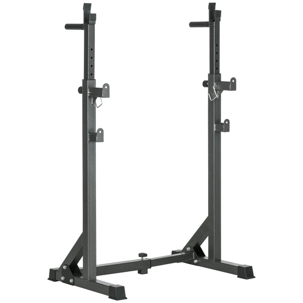 Heavy-Duty Adjustable Squat Rack for Home Gyms, 150kg Capacity