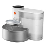 Smart Pet Water Fountain 3L Filterless Automatic Cat Water Dispenser Wireless Rechargeable Ultra Quiet