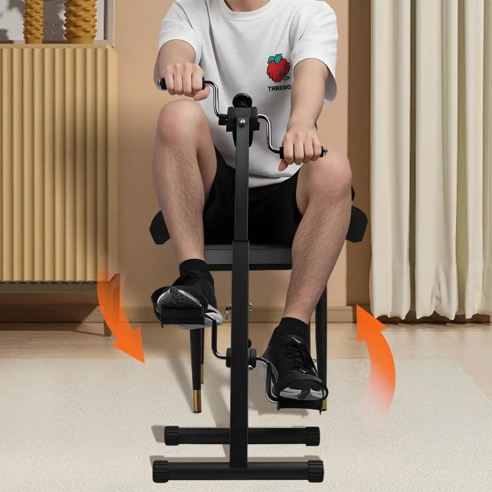 Elderly Exercise Bike Hand Arm Leg Knee Peddler Adjustable 5 Gear Height Upper Lower Limb Rehabilitation